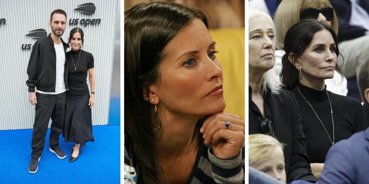 Ricordate "Monica" di Friends? Ecco Courteney Cox oggi a vedere Sinner-Alcaraz