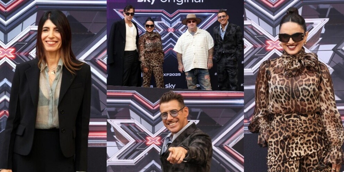 Sfilano i giudici di X Factor: Gabbani new entry