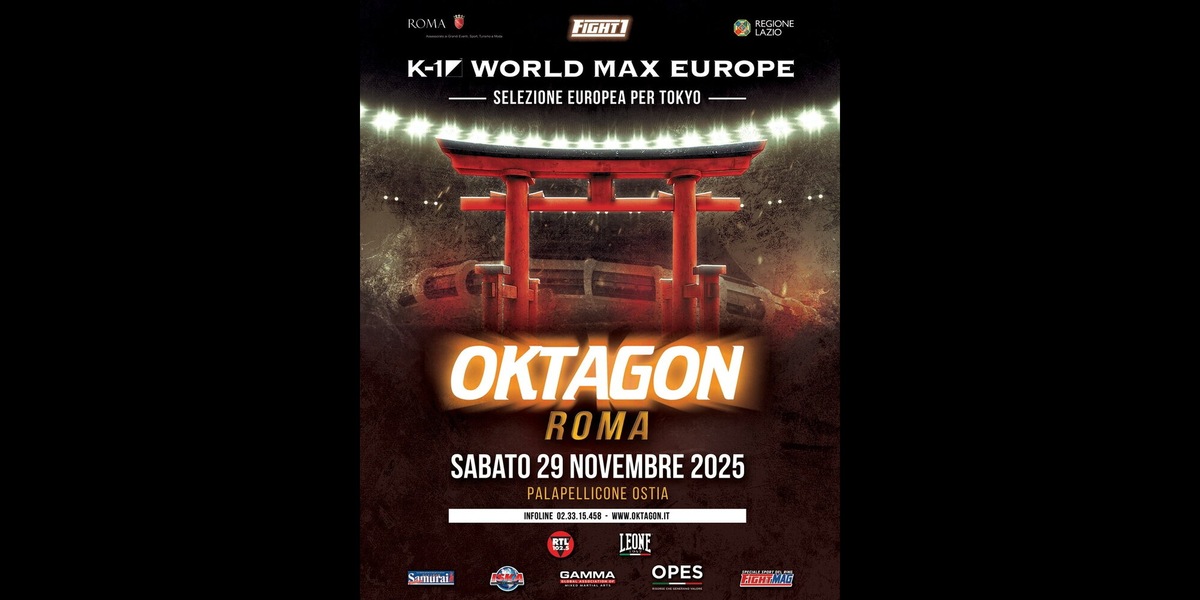 Oktagon Roma presenta la prima novità della 29ª edizione: il ritorno in Europa del K-1 World Max