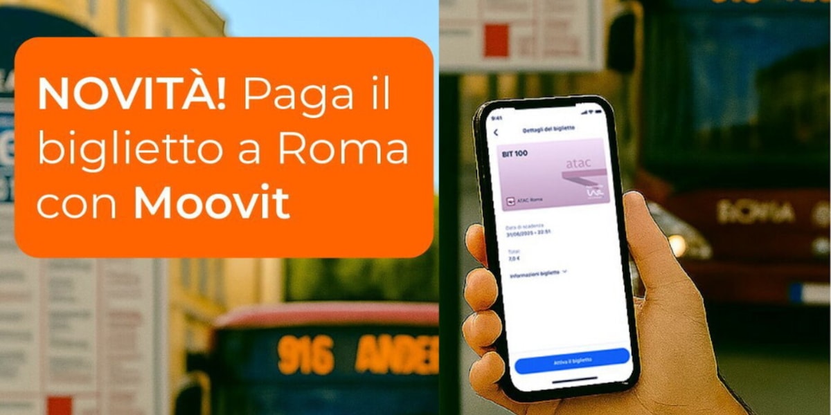 ATAC, la partnership con Moovit amplia i servizi offerti ai residenti e ai turisti della Capitale