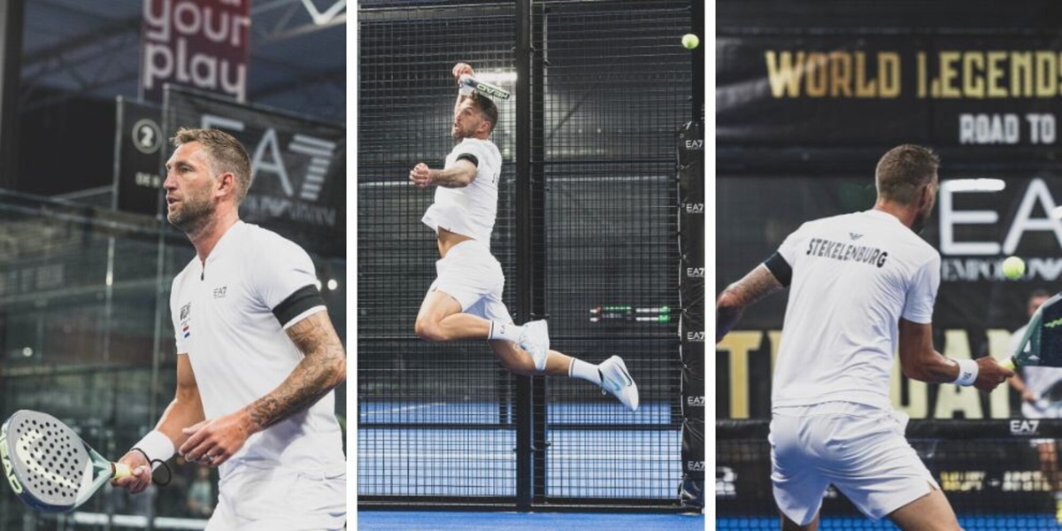 Che coordinazione: Stekelenburg show al padel!