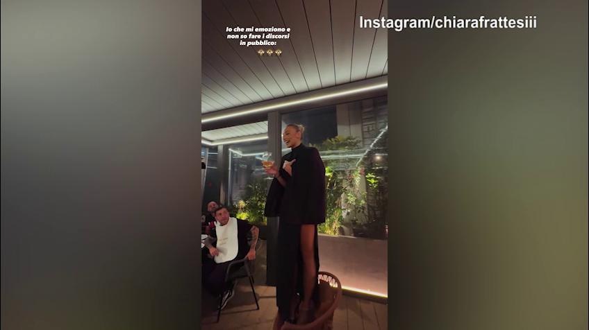 Grande festa in casa Frattesi: Chiara si emoziona...