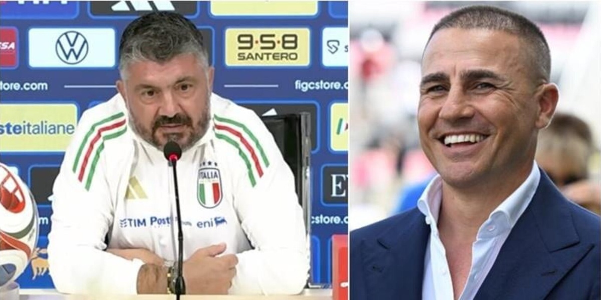 Gattuso e la battuta su Cannavaro che ridere tutti in conferenza: "Che cu... che ha, si mette il gel..."