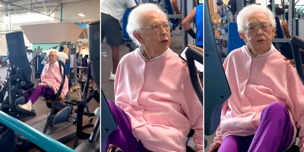 A 100 anni si allena ancora in palestra: Ruth Lemay svela il suo segreto più grande