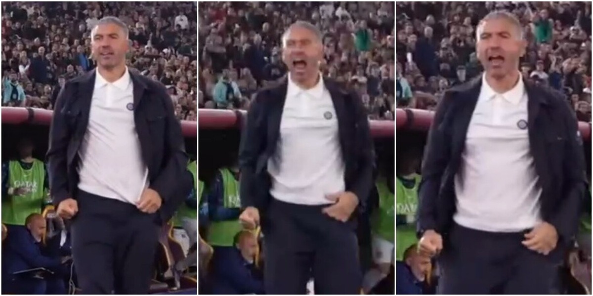 Kolarov, la sfrenata esultanza al vantaggio dell'Inter contro la Roma: cosa è successo