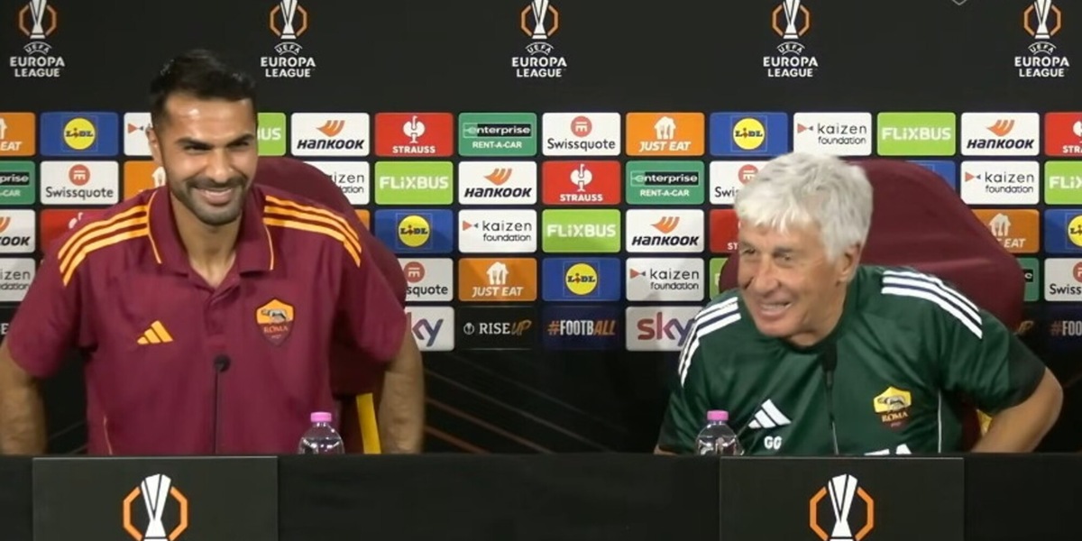 Gasperini si improvvisa giornalista e fa una domanda: "Celik ha giocato bene no? Quasi quasi lo provo punta..."
