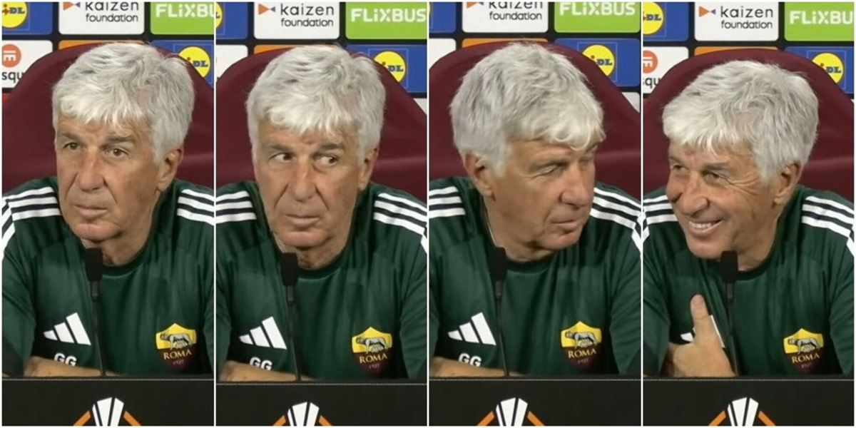 Gasperini scopre l'arbitro della partita in conferenza: "È quello di Bruges?". La reazione dice tutto