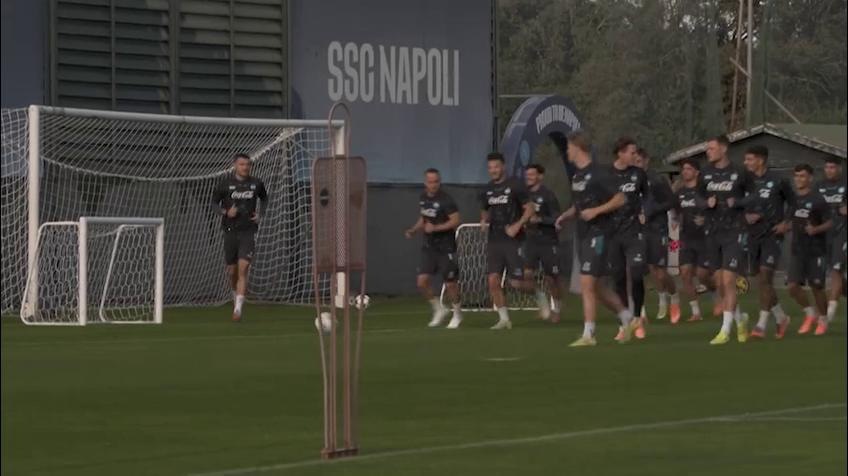 Il Napoli prepara la sfida all'Eintracht