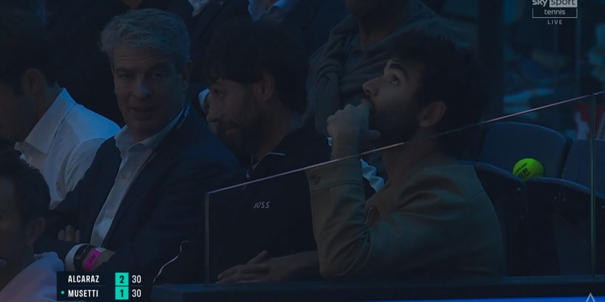Sonego e Berrettini in tribuna, tifosi speciali per Musetti