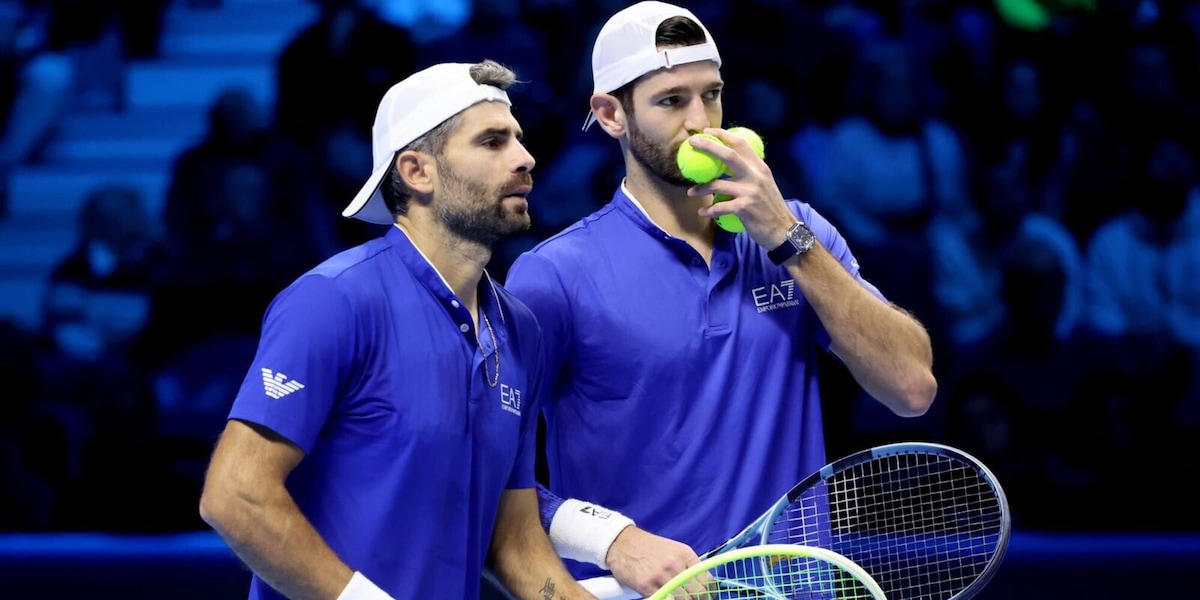 Bolelli/Vavassori rivivi la diretta semifinale doppio Atp Finals: azzurri eliminati da Patten/Heliovaara
