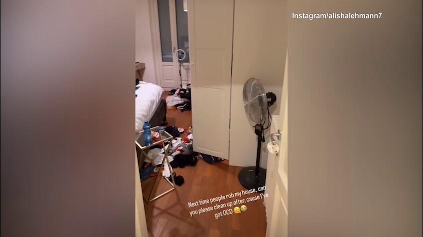 Ladri in casa di Alisha Lehmann, lei li sfida: "Prossima volta pulite"