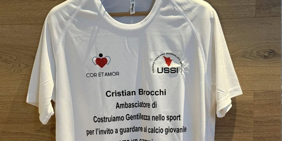 A Cristian Brocchi il Premio “Costruiamo Gentilezza nello sport”