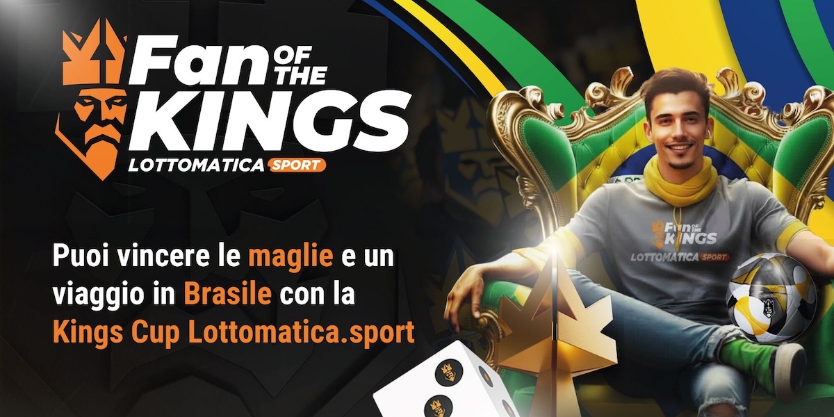 Fan of the KINGS: Fly to Brazil, seconda fase del concorso di Lottomatica.sport con in palio un viaggio da King in terra carioca!
