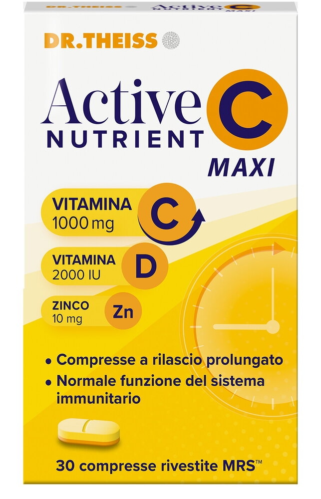 Immunità prolungata: Active Nutrient C Maxi Dr Theiss, l'alleato per l'autunno
