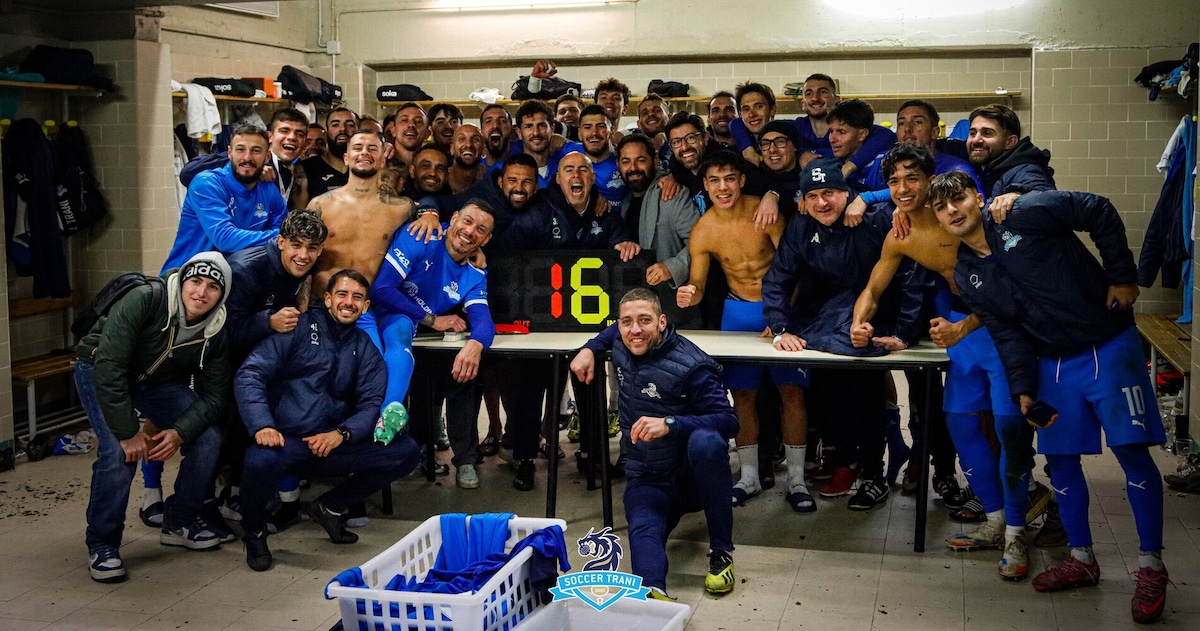 Soccer Trani, l’unica squadra in Italia a punteggio pieno