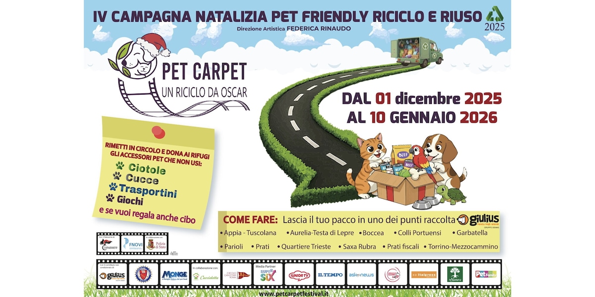 “Pet Carpet: Un riciclo da Oscar”: sostenibilità a 4 zampe