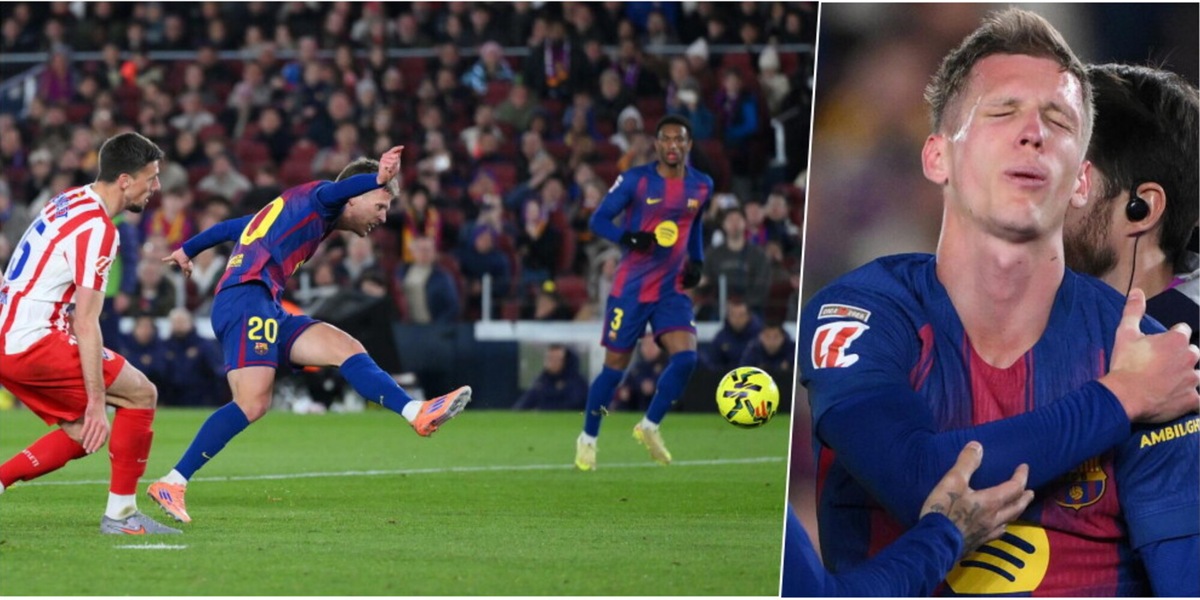 Il Barcellona batte in rimonta l'Atletico di Simeone, ma perde Olmo: segna e si fa male