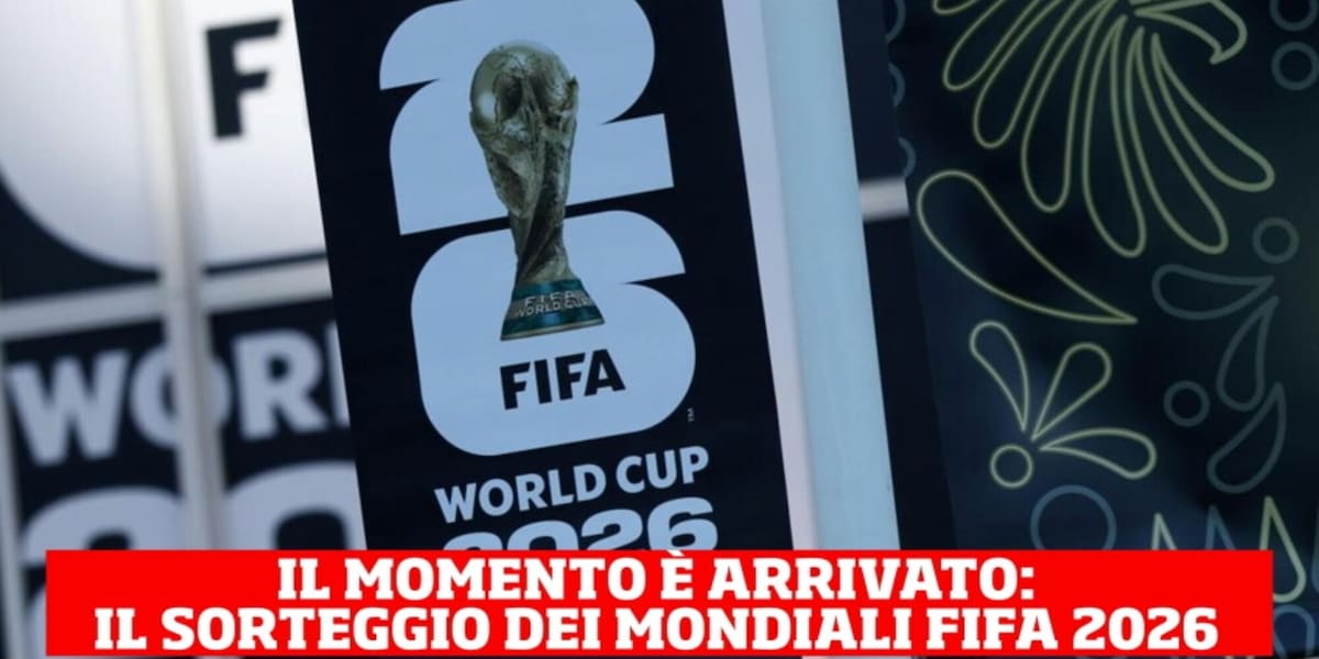 Dove vedere il sorteggio dei mondiali 2026