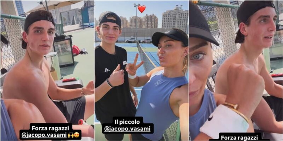 Paula Badosa si allena con la nuova stella del tennis italiano: le foto virali sui social