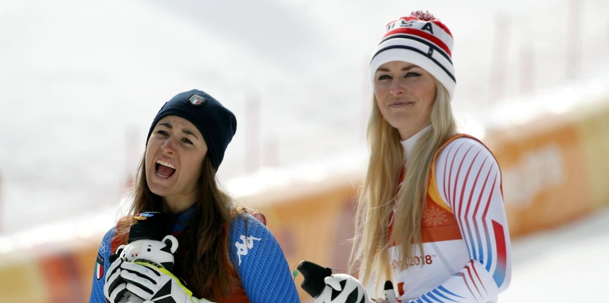St. Moritz, Vonn brilla nelle prove: terzo tempo per Goggia, decima Pirovano