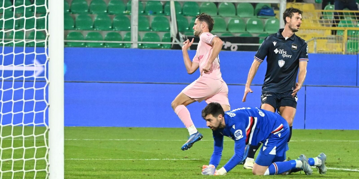 Le Douaron punisce la Sampdoria: il Palermo vola al terzo posto
