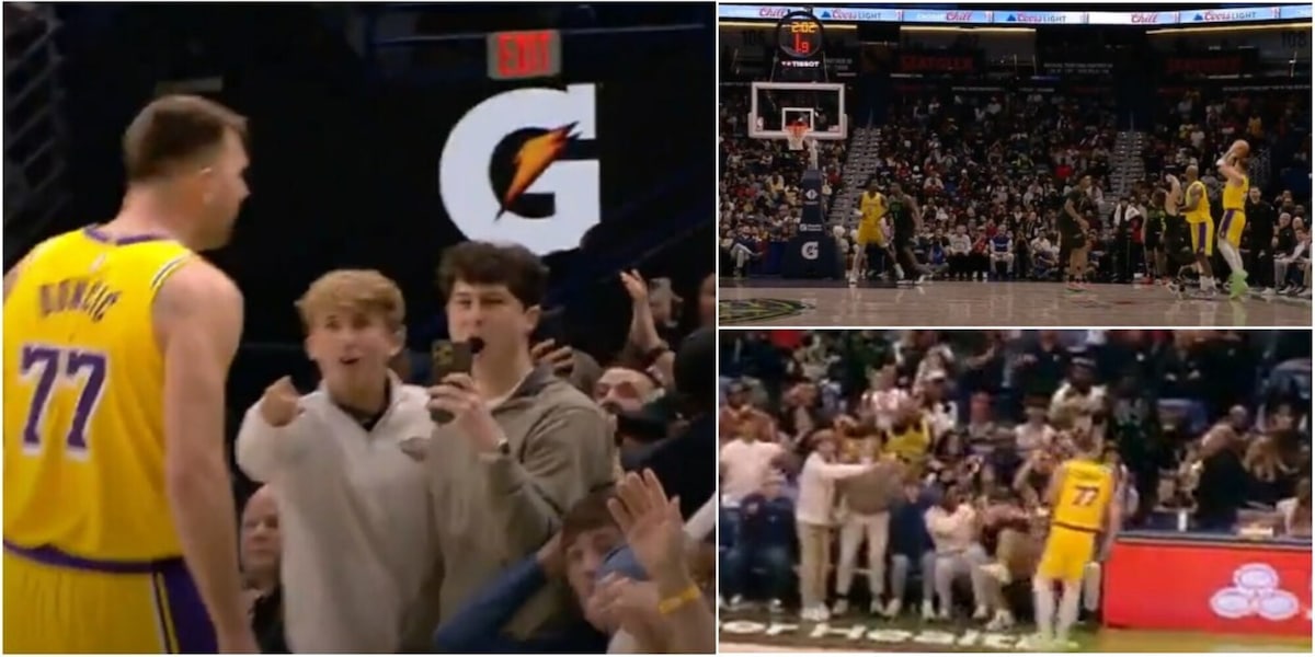 Doncic, la folle notte in Nba: insulta il pubblico dopo un canesto impossibile con i Lakers