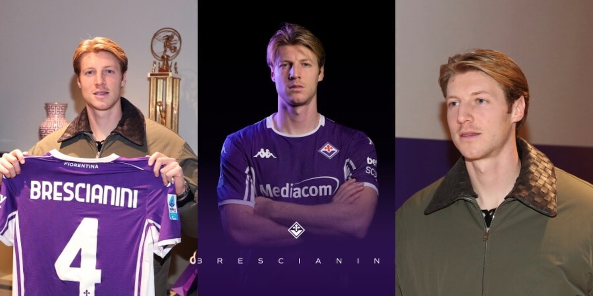 Fiorentina, ufficiale Brescianini: le prime immagini in viola