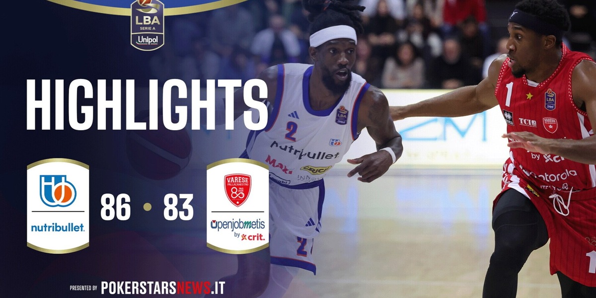 NutriBullet Treviso Basket - Openjobmetis Varese | PokerstarsNews Highlights Serie A Unipol 2025/2026