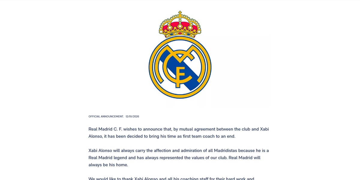 Ufficiale: Xabi Alonso non è più l'allenatore del Real Madrid
