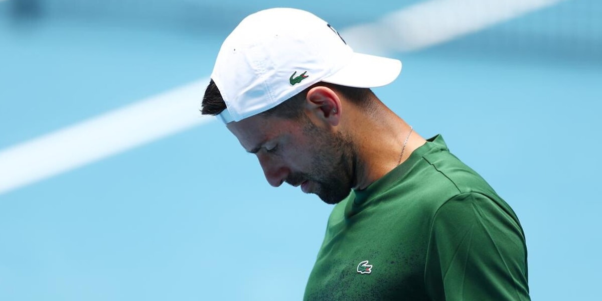 Allarme Djokovic, ferma l'allenamento prima degli Australian Open: cosa è successo