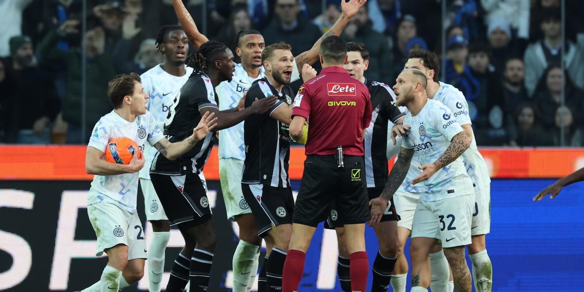 Di Bello, due scelte folli e minuti di follia in Udinese-Inter