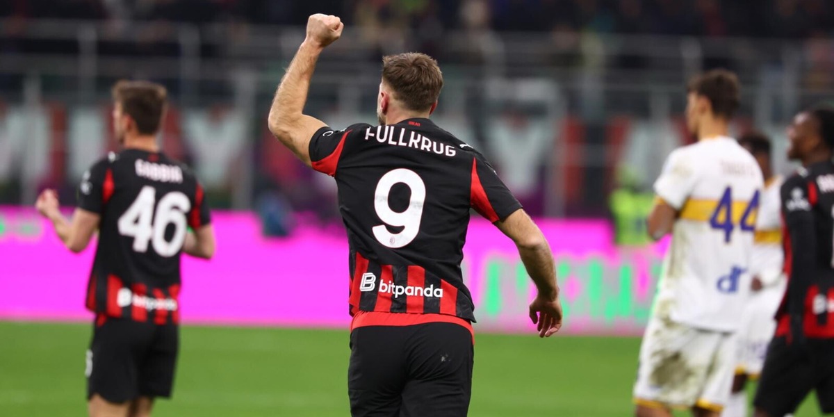 Milan-Lecce, decide un colpo di testa di Fullkrug: rossoneri a -3 dalla vetta