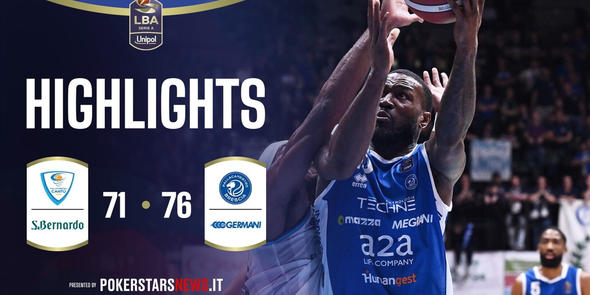 Acqua S.Bernardo Cantù - Germani Brescia | PokerstarsNews Highlights Serie A Unipol 2025/2026