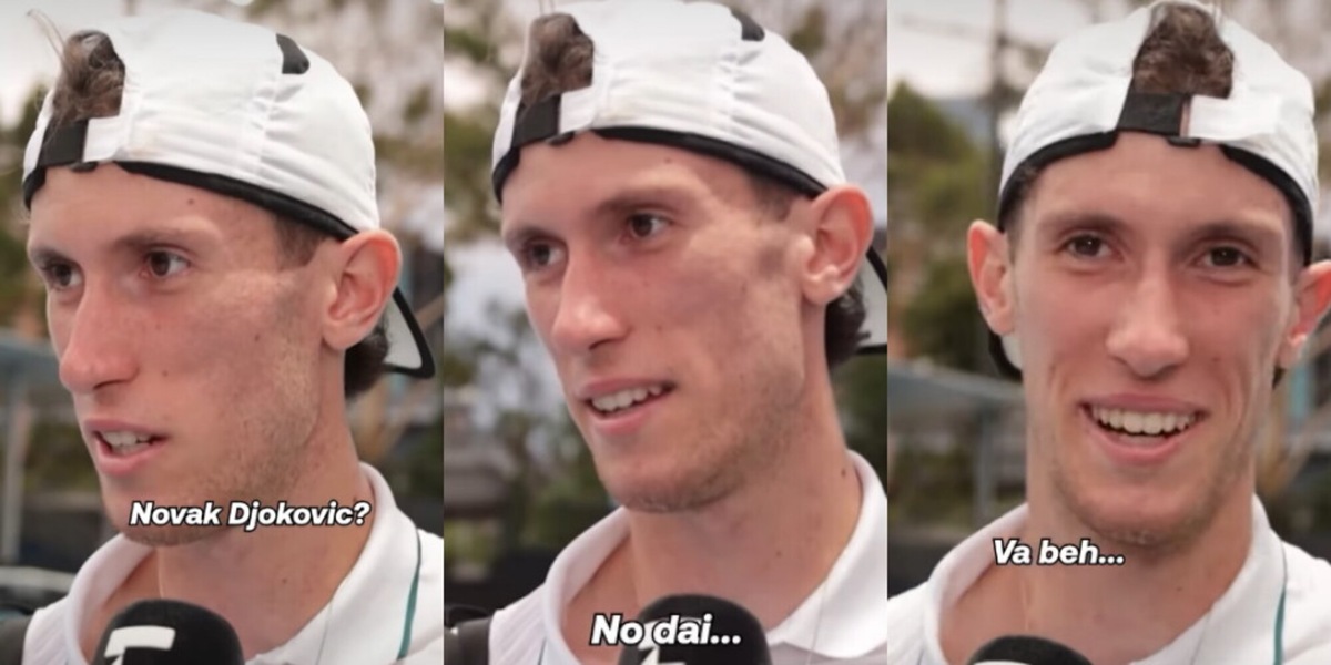 Maestrelli scopre che inconterà Djokovic a Melbourne: la reazione è assurda