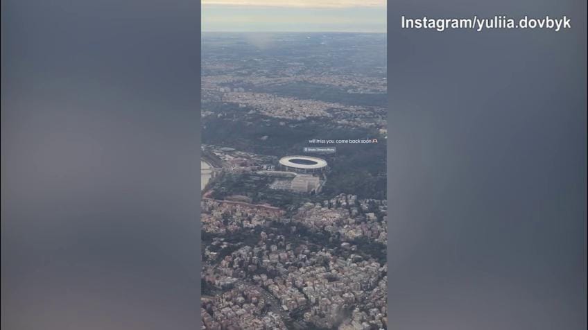 Lady Dovbyk sopra l'Olimpico: "Mi mancherai, ma ci vedremo presto"