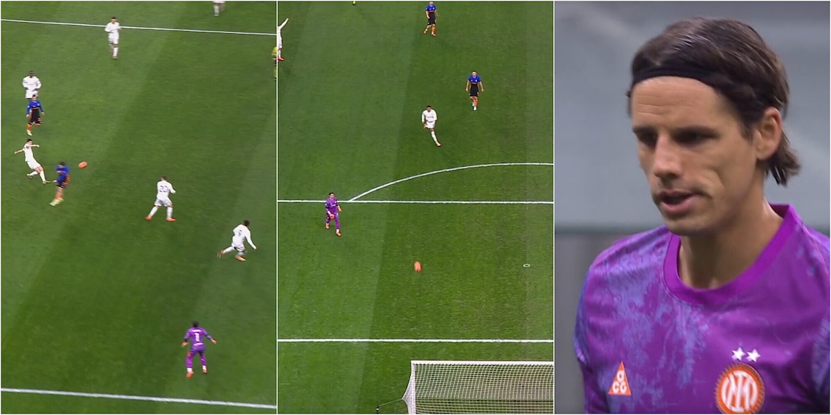 Sommer, ma che fai? La sequenza dell'incredibile errore e del gol di Moreo