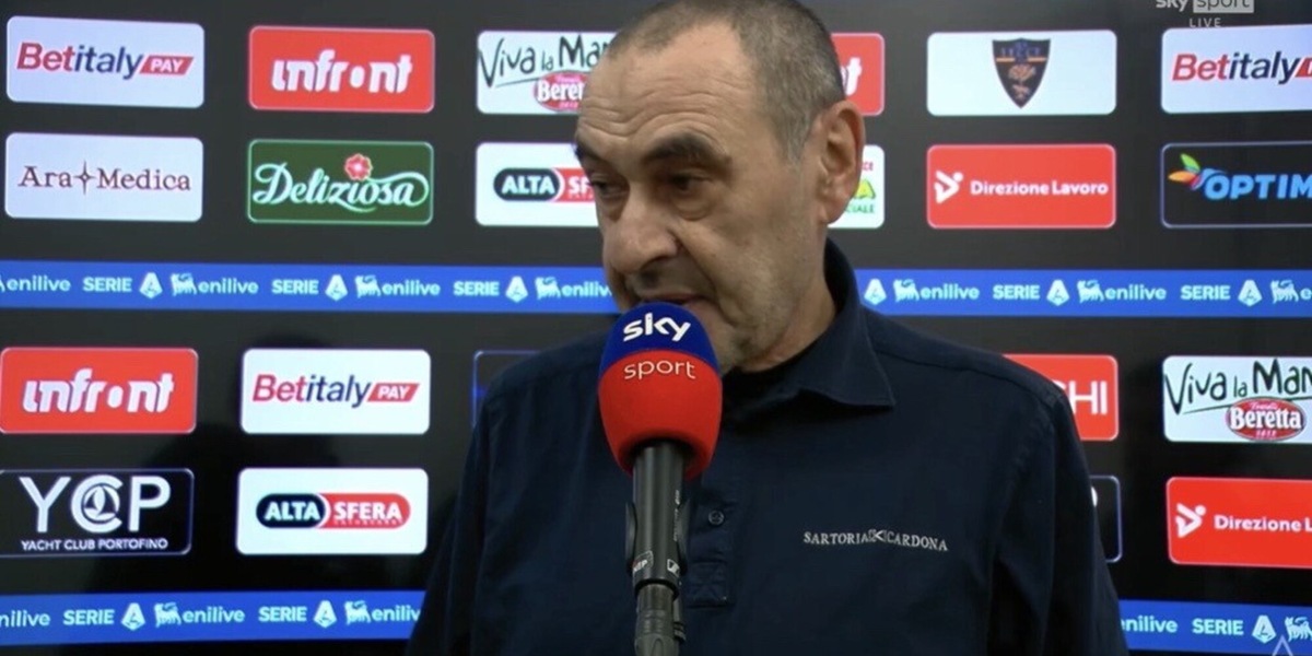 Sarri, la secca replica al mercato di Lotito: "Per me Romagnoli è..."