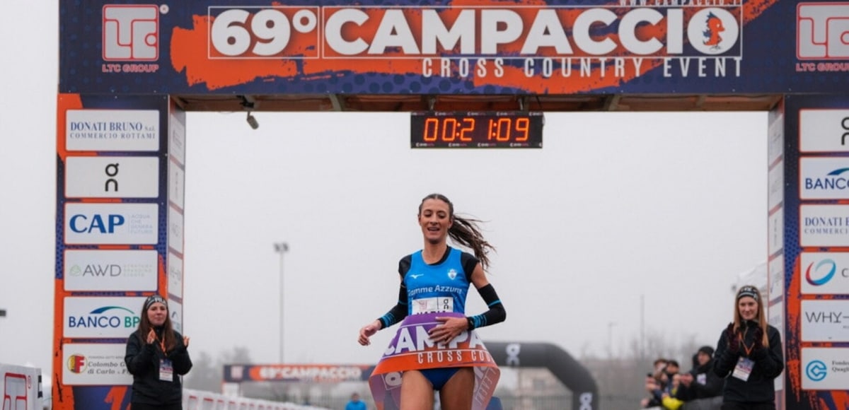 Cade, si rialza e vince. Nadia Battocletti è regina del 69° Campaccio Cross