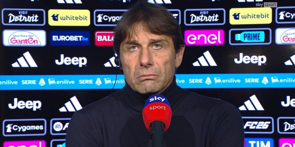 Conte sconfortato: "Situazione infortuni al Napoli è surreale". Poi la battuta amara su Giovane