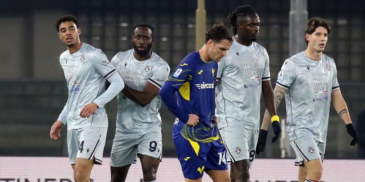 Verona-Udinese 1-3: Davis domina, magia di Zanoli e ora Zanetti rischia