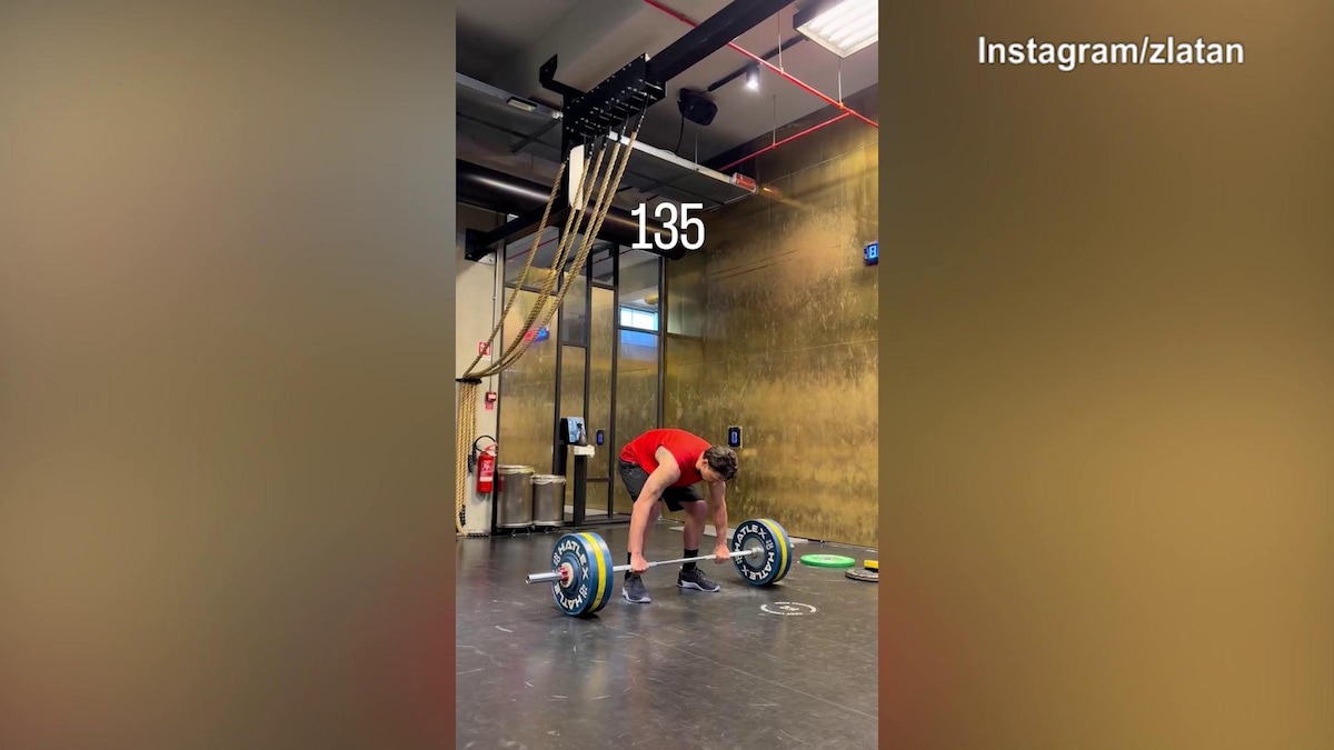 Ibra, 135 kg di pesi? Nessun problema...