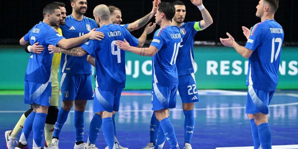 Futsal, EURO 2026: Italia: si scrive pari, si legge qualificazione. Samperi: "Anche sotto, non ci siamo mai scomposti. Ai quarti con merito"