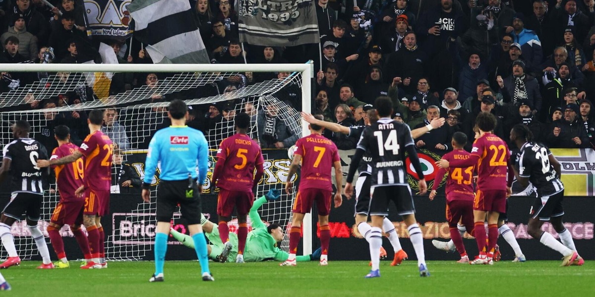 Ekkelenkamp beffa la Roma, Gasperini cade a Udine