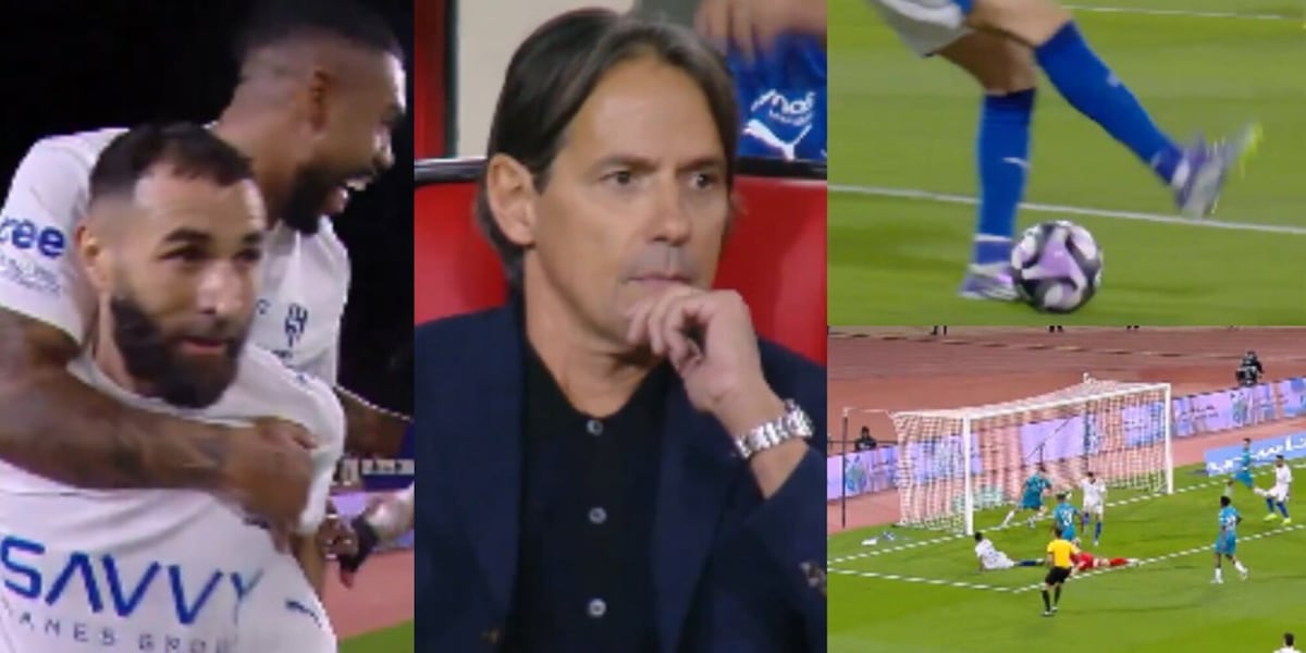 Benzema, che debutto con l'Al-Hilal di Inzaghi: le foto del gol di tacco!