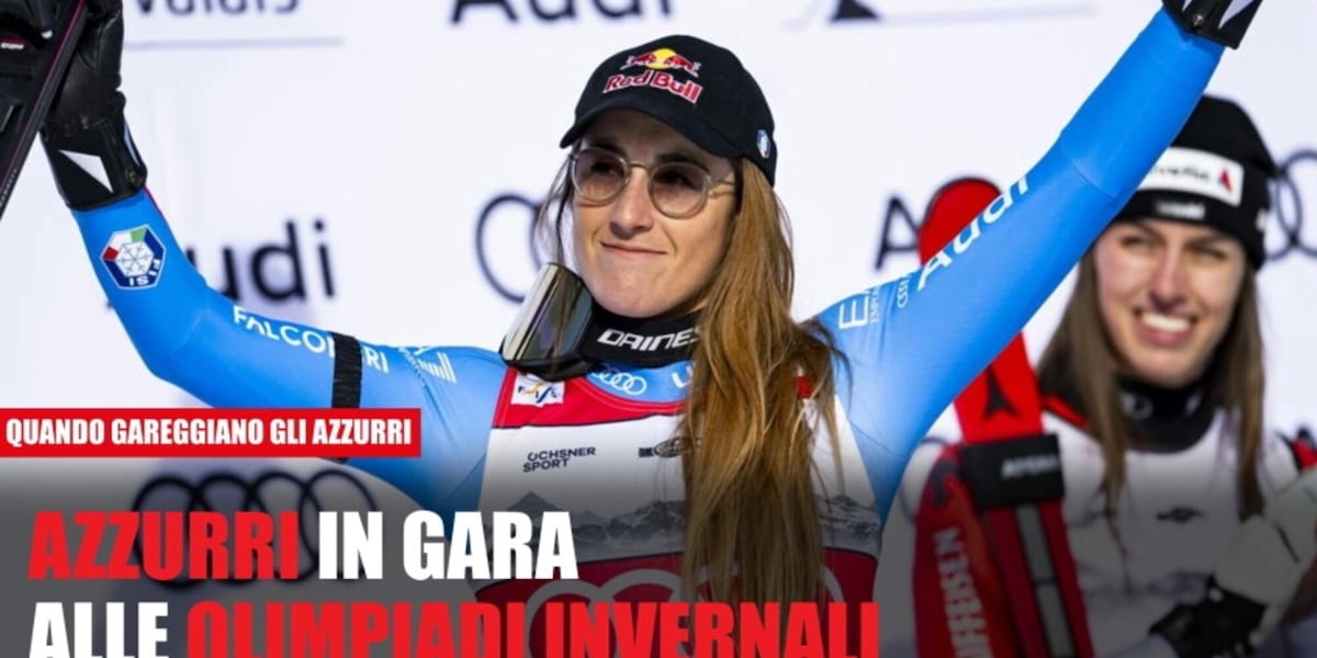 Olimpiadi, quando gareggiano gli Azzurri