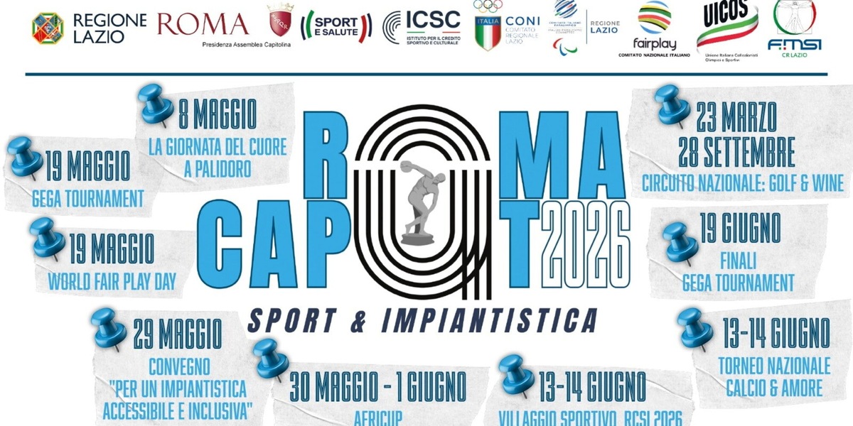 Roma Caput Sport e Impiantistica, al via la IV edizione: 7mila atleti per il Bambino Gesù
