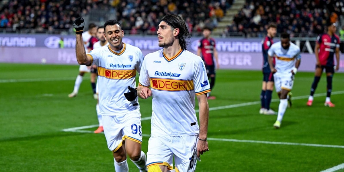 Il Lecce risponde alla Fiorentina: Galdeman e Ramadani piegano il Cagliari in Sardegna