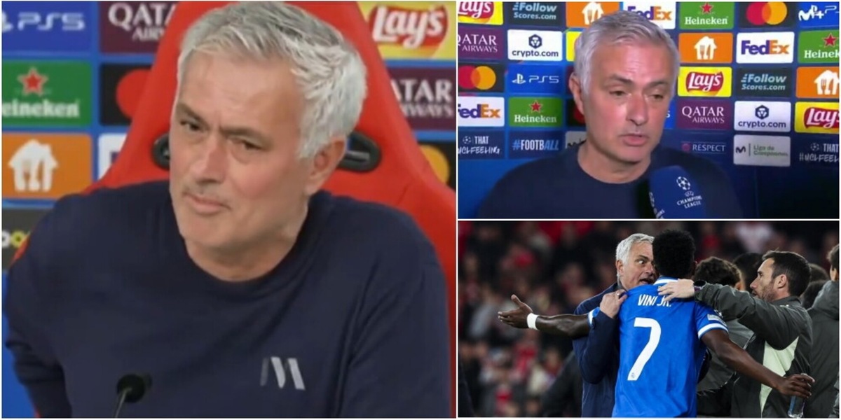 Mourinho non ci sta e attacca Vinicius: “È riuscito a far arrabbiare 60mila persone. Come fa il Benfica ad essere razzista...”