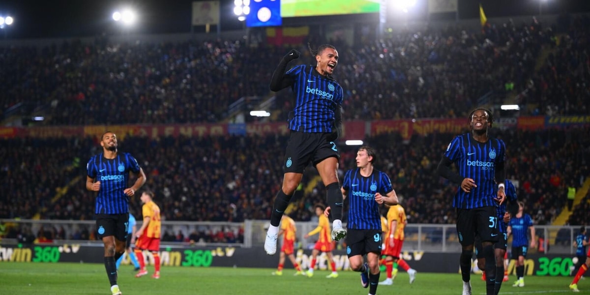 L'Inter è implacabile: vince per 2-0 a Lecce e vola a +10 sul Milan
