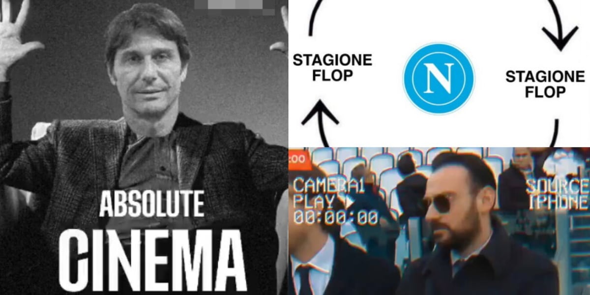 La rabbia di Conte e lo sfogo di Manna: il ko del Napoli scatena meme e ironie